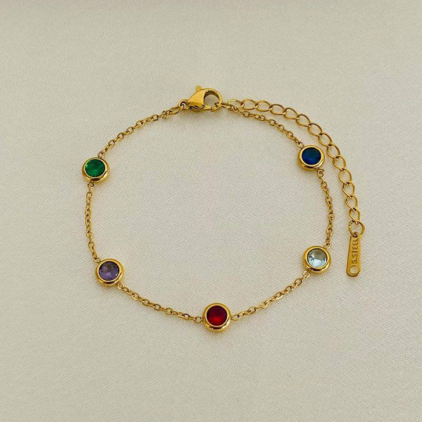 PULSERA BROCHE COLORFUL